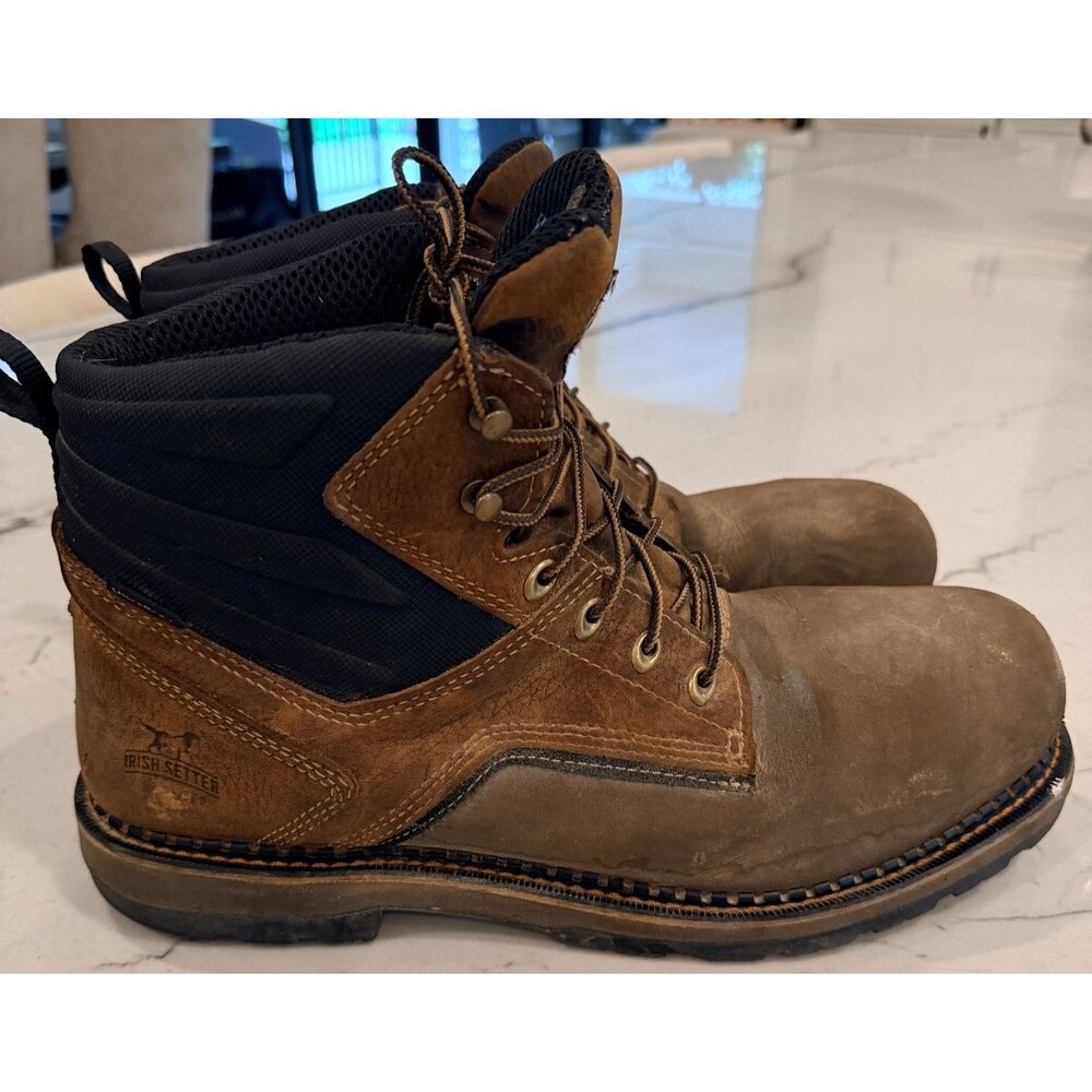 Red Wing Irish Setter Boots Mens 14 D Ramsey 2.0 Safety Toe Work 6" 83648